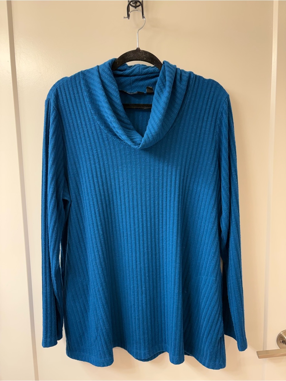 Susan Graver Weekend Reg Sweater Rib Knit Long Sleeve Tunic SZ XL